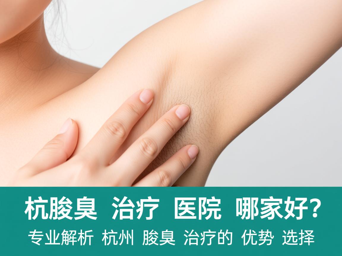杭州腋臭治疗医院哪家好？专业解析杭州腋臭治疗的优势选择