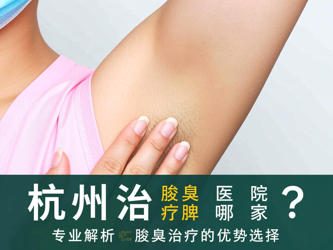 杭州腋臭治疗医院哪家好？专业解析杭州腋臭治疗的优势选择
