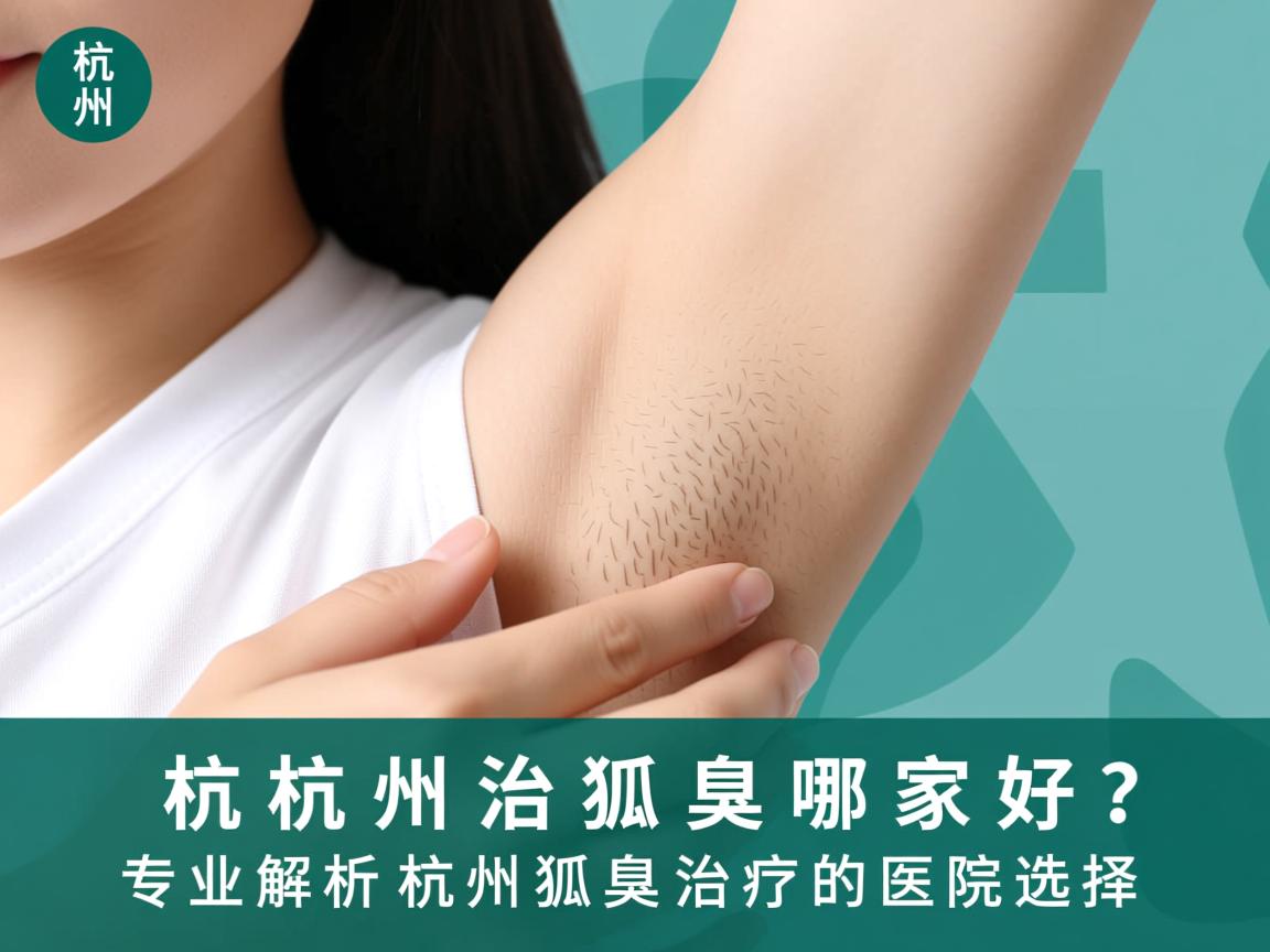 杭州治狐臭哪家好？专业解析杭州狐臭治疗的医院选择