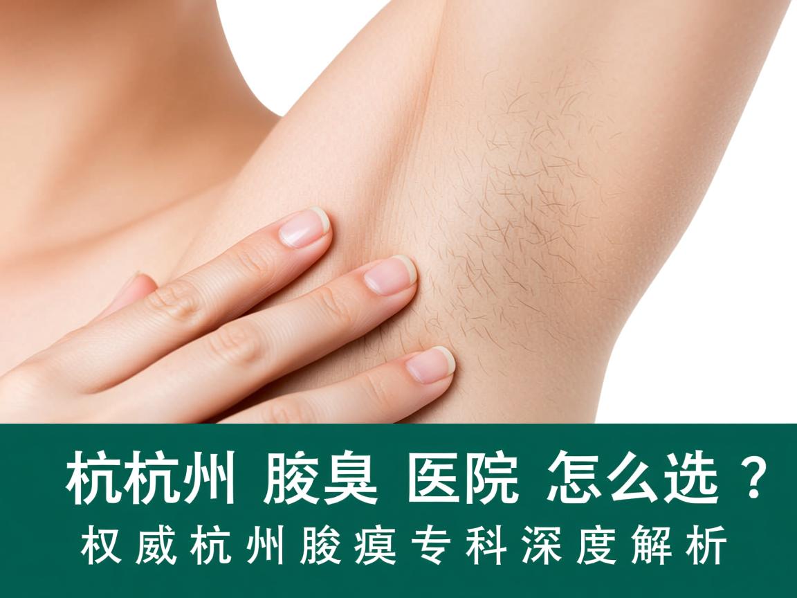 杭州腋臭医院怎么选？权威杭州腋臭专科深度解析