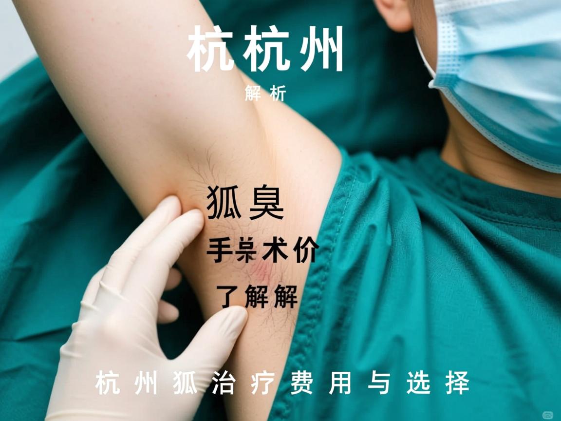 杭州狐臭手术价格解析,了解杭州狐臭治疗费用与选择 杭州狐臭手术价格解析,了解杭州狐臭治疗费用与选择