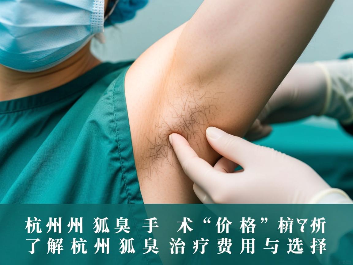 杭州狐臭手术价格解析,了解杭州狐臭治疗费用与选择 杭州狐臭手术价格解析,了解杭州狐臭治疗费用与选择