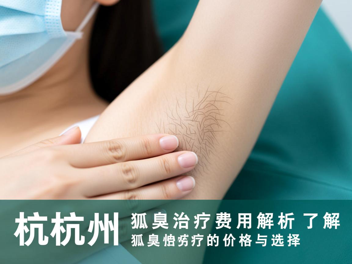 杭州狐臭治疗费用解析，了解杭州狐臭治疗的价格与选择