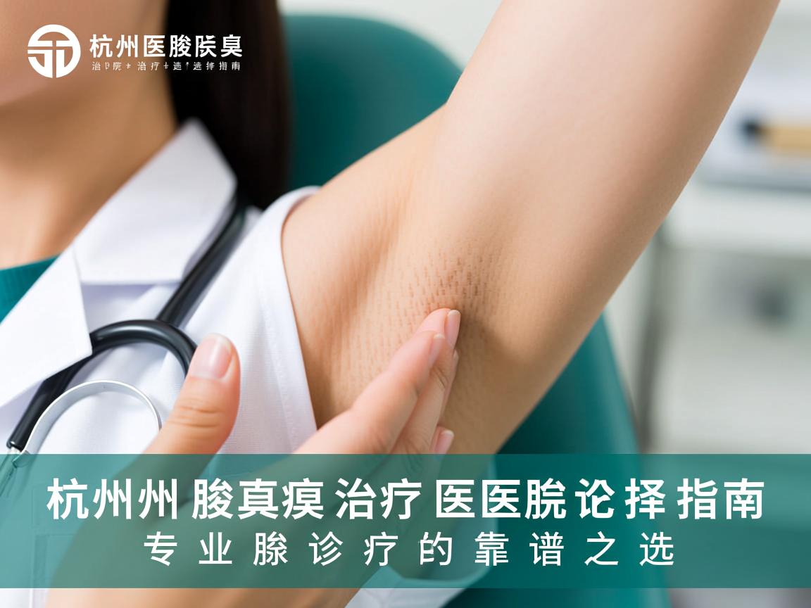 杭州腋臭治疗医院选择指南，专业腋臭诊疗的靠谱之选