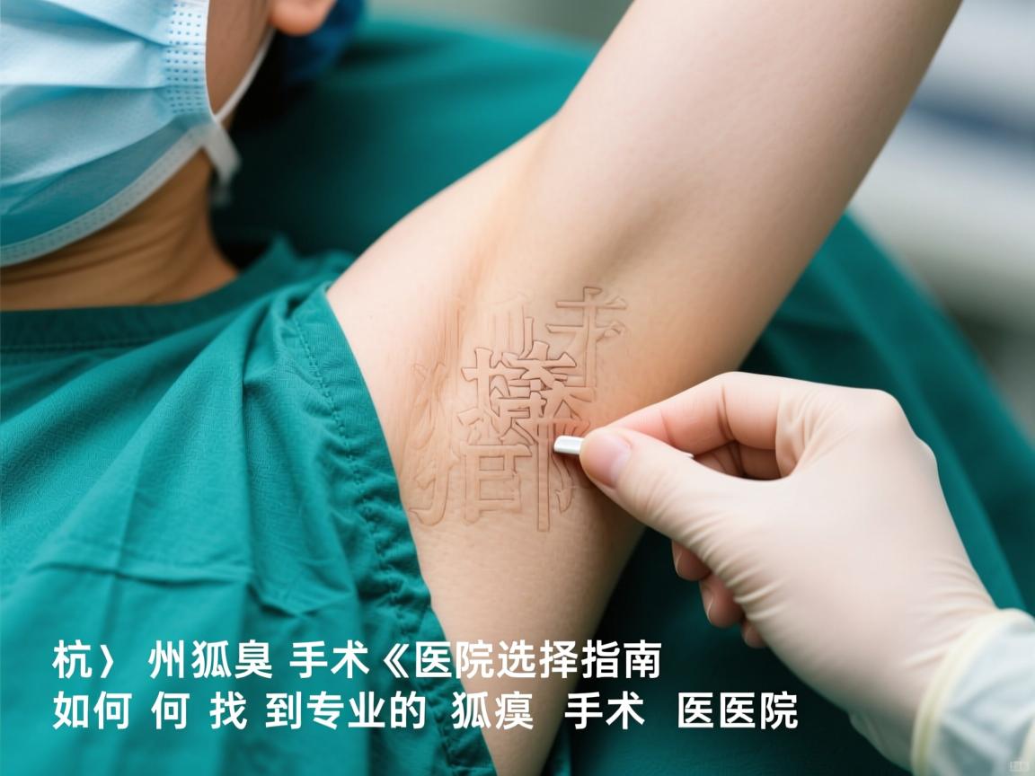 杭州狐臭手术医院选择指南,如何找到专业的狐臭手术医院 杭州狐臭手术医院选择指南,如何找到专业的狐臭手术医院