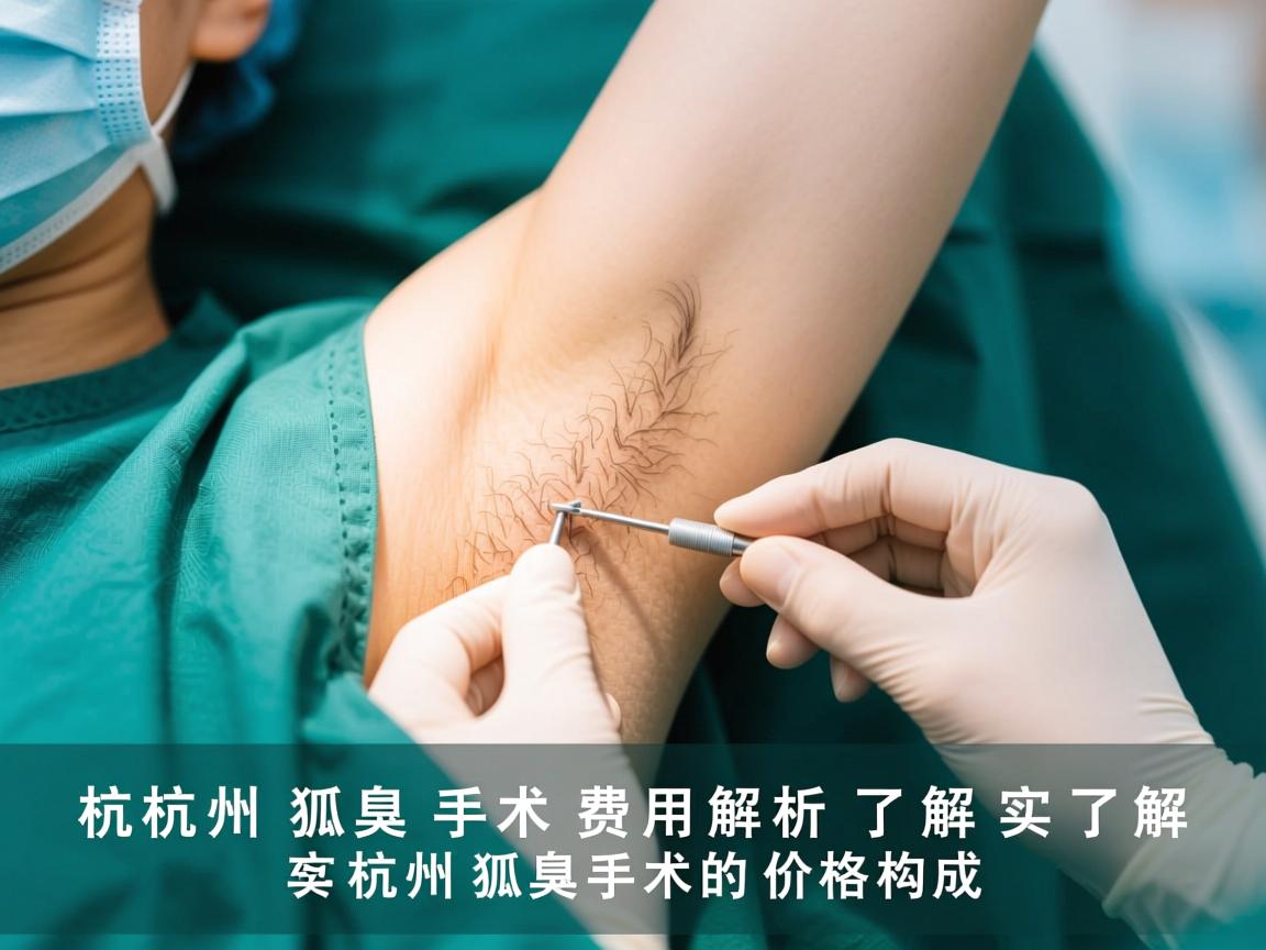 杭州狐臭手术费用解析，了解杭州狐臭手术的价格构成