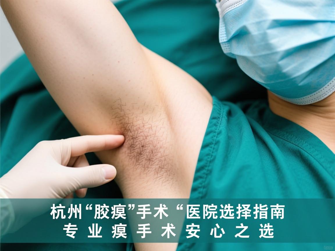 杭州腋臭手术医院选择指南，专业腋臭手术的安心之选