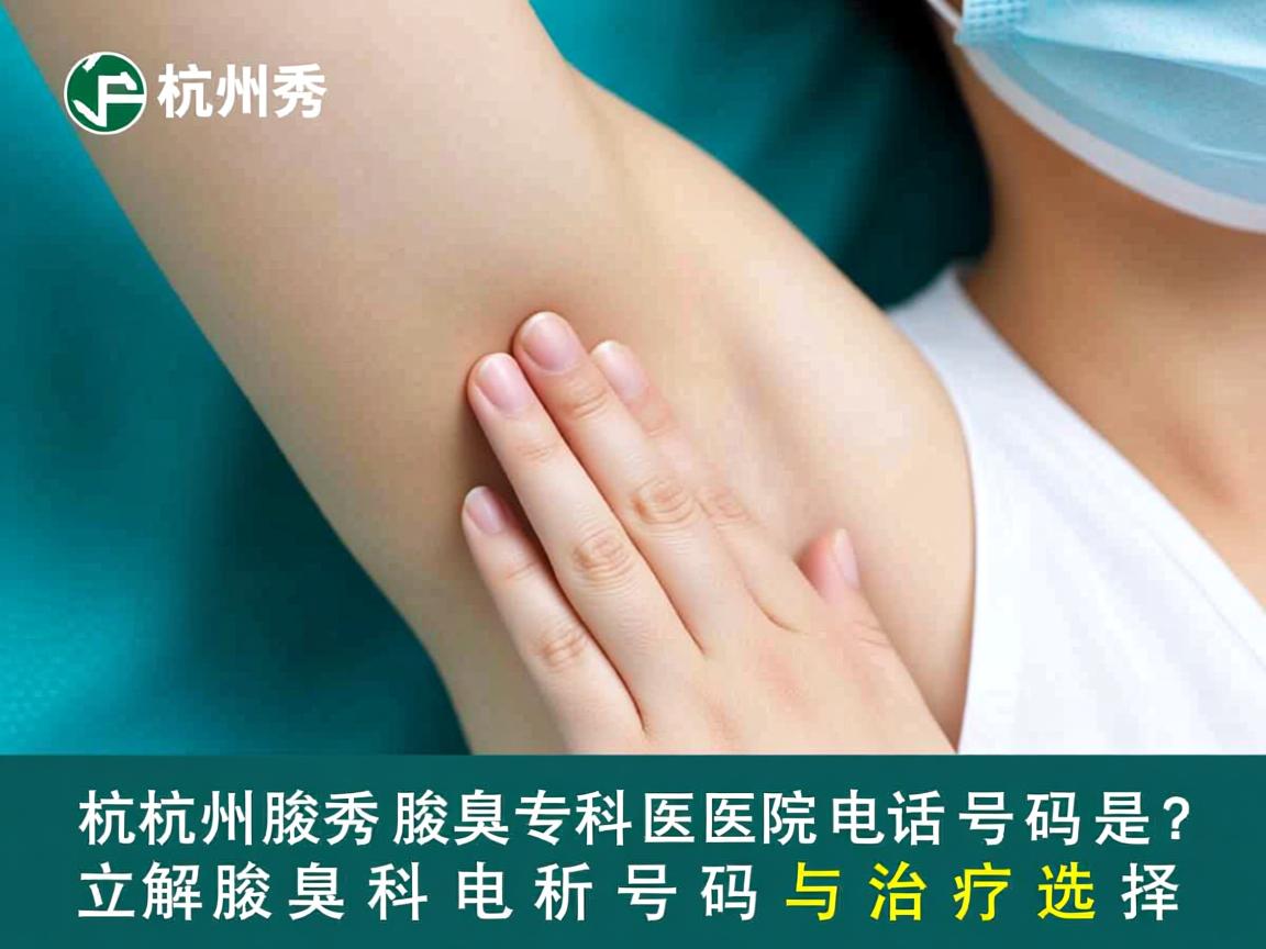 杭州腋秀腋臭专科医院电话号码是多少?解析腋臭专科电话号码与治疗选择 杭州腋秀腋臭专科医院电话号码是多少?解析腋臭专科电话号码与治疗选择