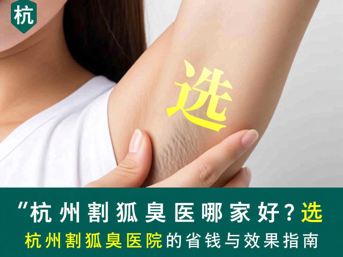 杭州割狐臭哪家好?选择杭州割狐臭医院的省钱与效果指南 杭州割狐臭哪家好?选择杭州割狐臭医院的省钱与效果指南