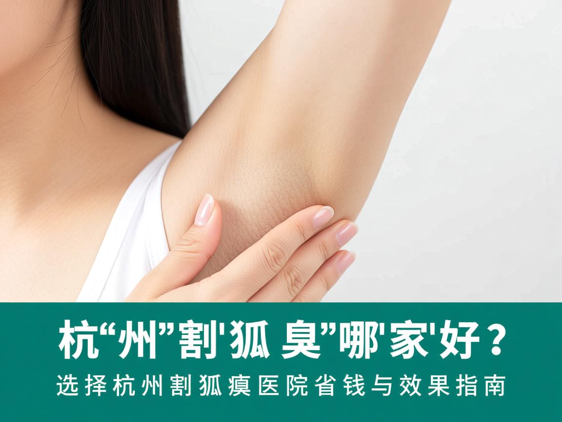 杭州割狐臭哪家好?选择杭州割狐臭医院的省钱与效果指南 杭州割狐臭哪家好?选择杭州割狐臭医院的省钱与效果指南