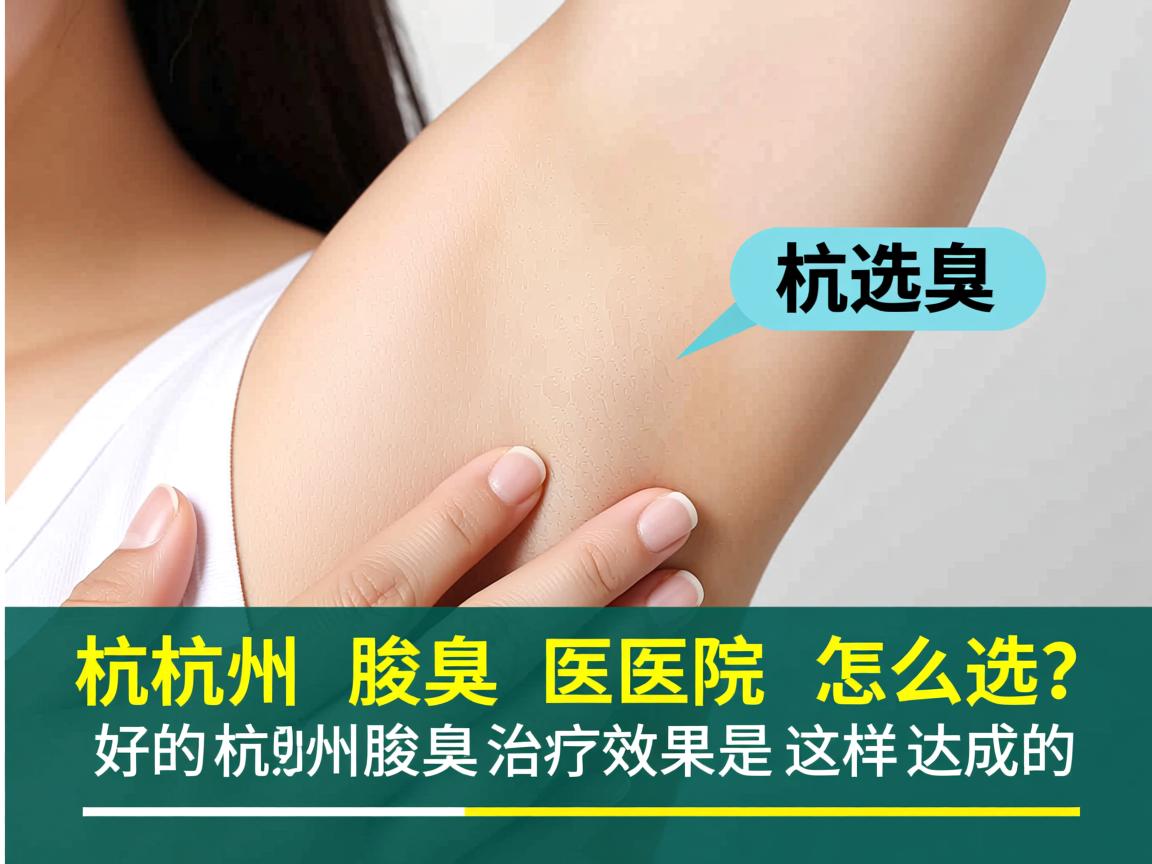 杭州腋臭医院怎么选?好的杭州腋臭治疗效果是这样达成的 杭州腋臭医院怎么选?好的杭州腋臭治疗效果是这样达成的