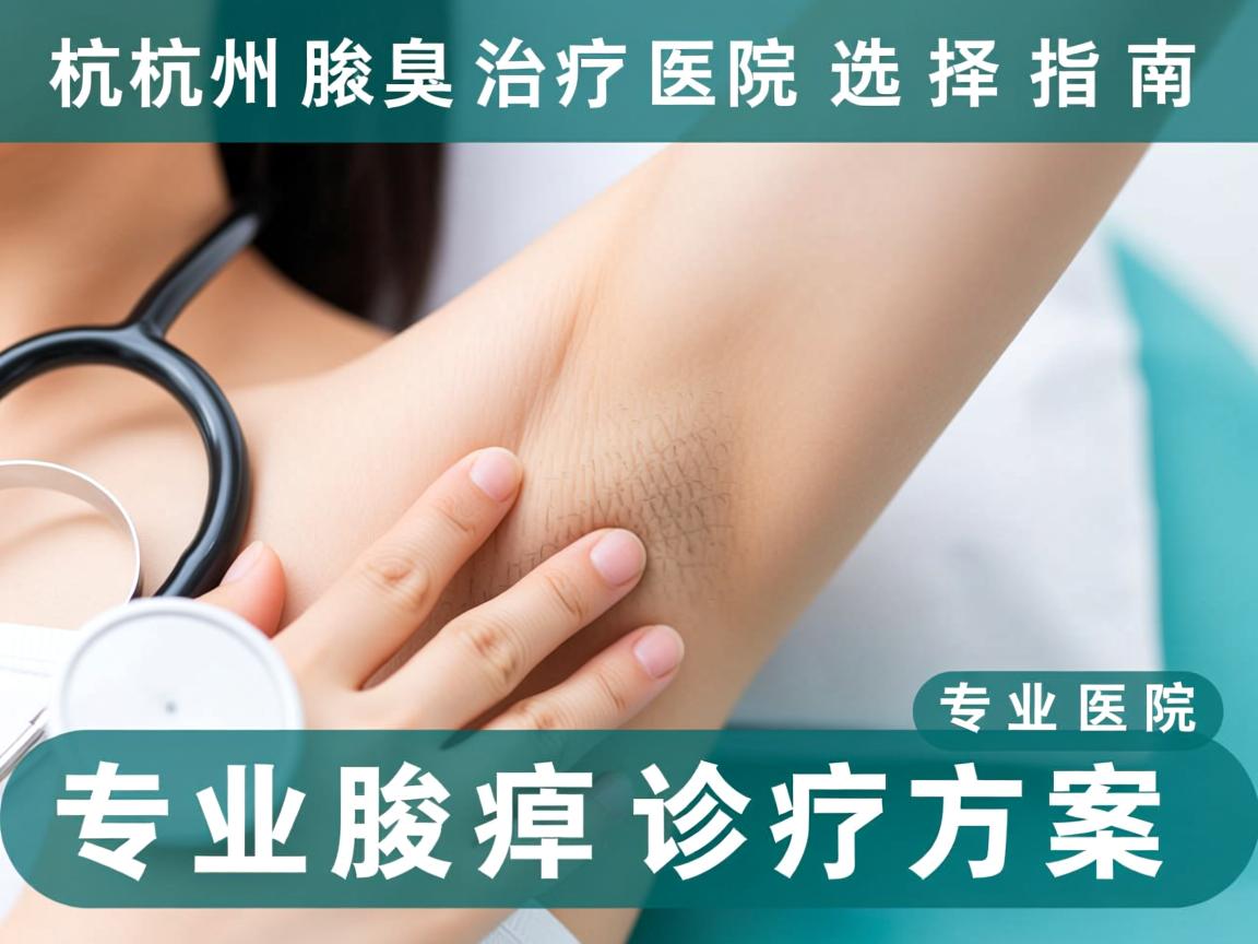 杭州腋臭治疗医院选择指南,专业医院的专业腋臭诊疗方案 杭州腋臭治疗医院选择指南,专业医院的专业腋臭诊疗方案