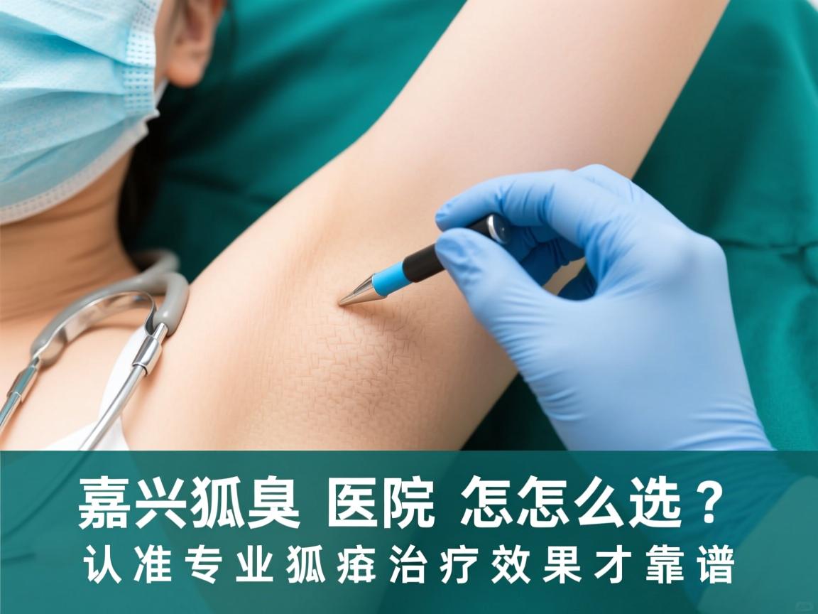 嘉兴狐臭医院怎么选？认准专业狐臭治疗效果才靠谱