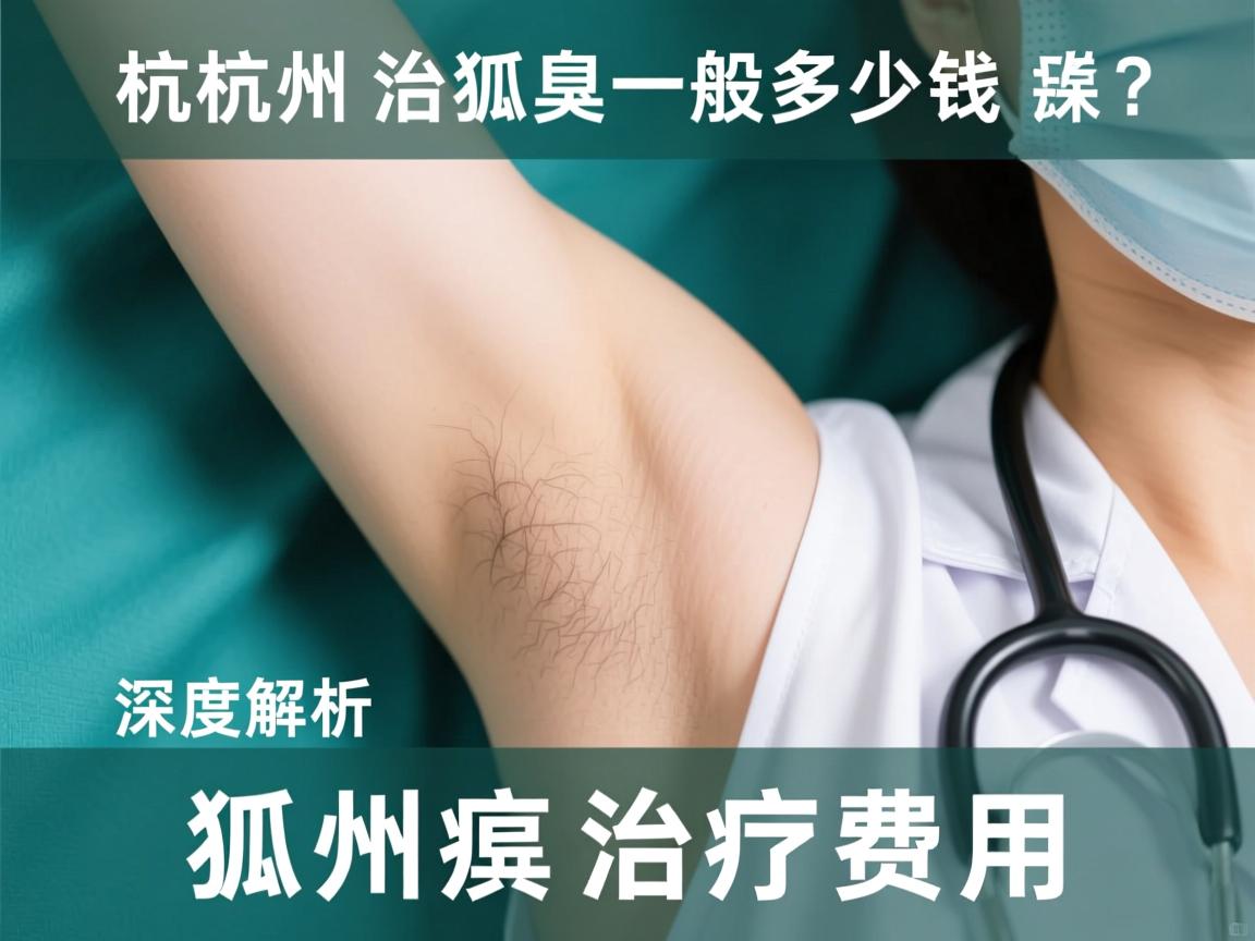 杭州治狐臭一般多少钱？深度解析杭州狐臭治疗费用