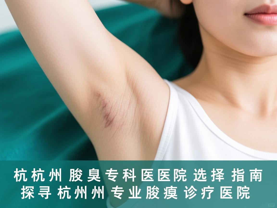 杭州腋臭专科医院选择指南，探寻杭州专业腋臭诊疗医院
