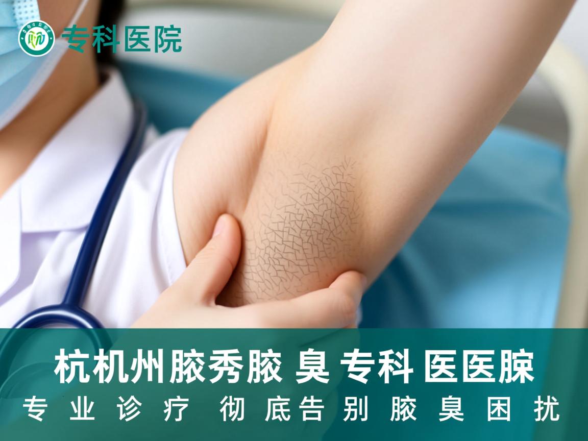 杭州腋秀腋臭专科医院，专业诊疗，彻底告别腋臭困扰