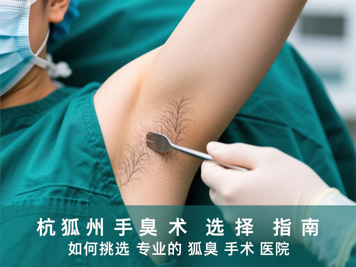 杭州狐臭手术选择指南，如何挑选专业的狐臭手术医院
