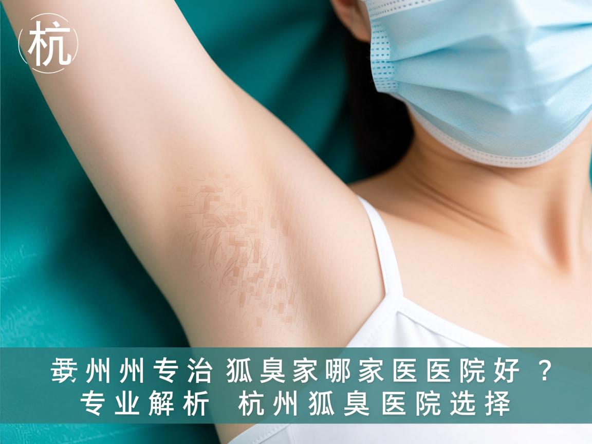 杭州专治狐臭哪家医院好？专业解析杭州狐臭医院选择