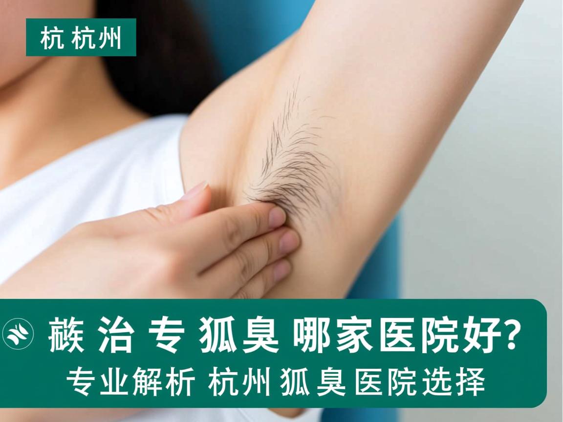 杭州专治狐臭哪家医院好？专业解析杭州狐臭医院选择