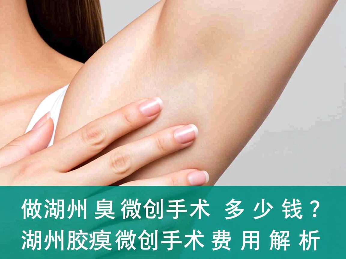 在湖州做腋臭微创手术多少钱？湖州腋臭微创手术费用解析