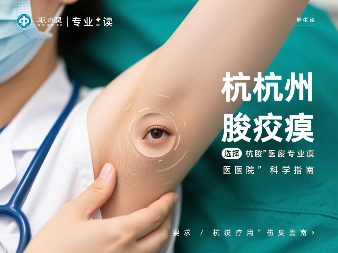 杭州腋臭医院专业解读，选择杭州腋臭医院的科学指南