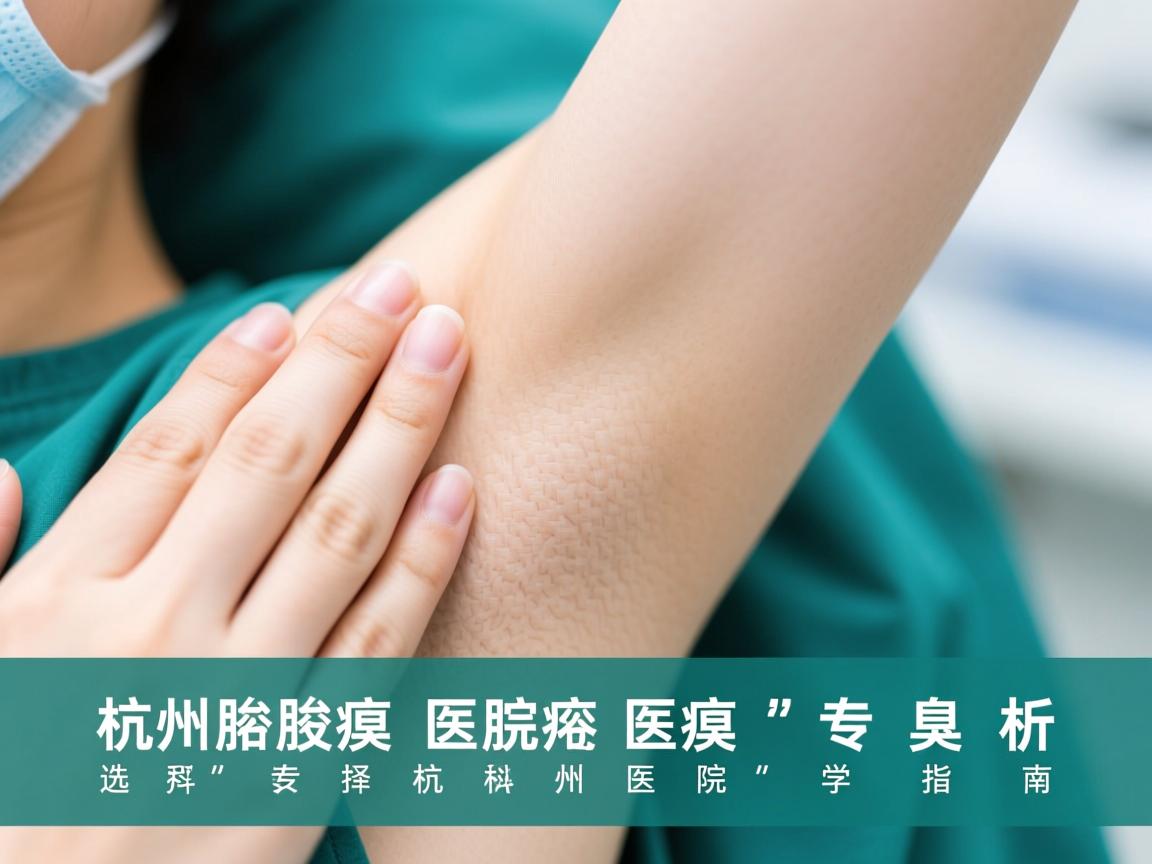 杭州腋臭医院专业解析，选择杭州腋臭医院的科学指南