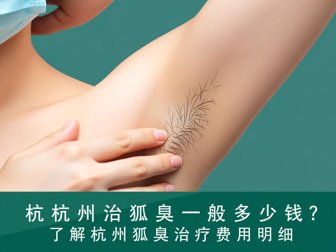 杭州治狐臭一般多少钱？了解杭州狐臭治疗费用明细