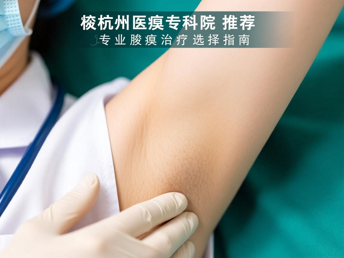 杭州腋臭专科医院推荐，专业腋臭治疗选择指南