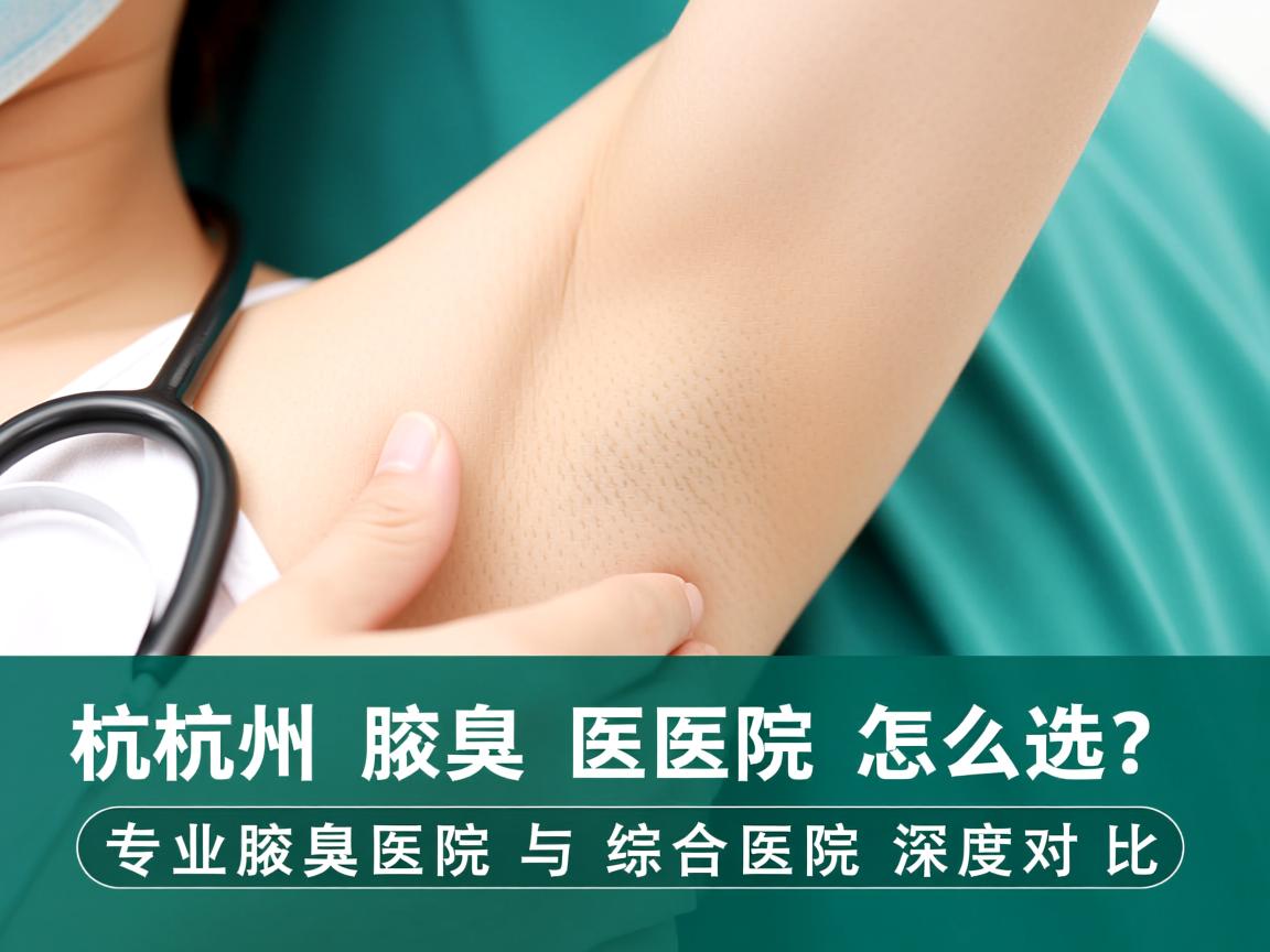杭州腋臭医院怎么选?专业腋臭医院与综合医院深度对比 杭州腋臭医院怎么选?专业腋臭医院与综合医院深度对比