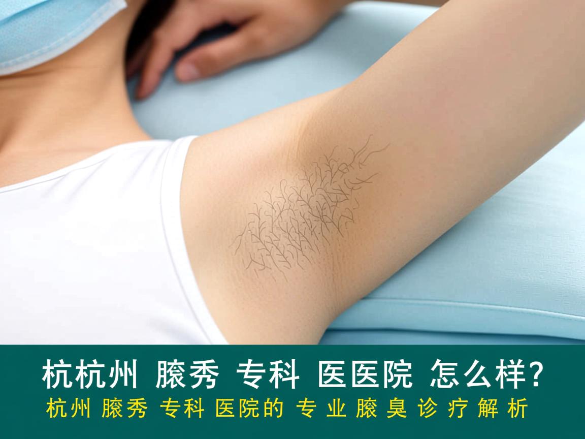 杭州腋秀专科医院怎么样？杭州腋秀专科医院的专业腋臭诊疗解析