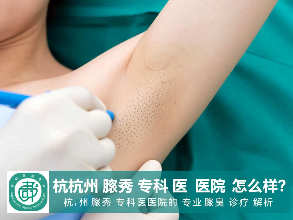 杭州腋秀专科医院怎么样？杭州腋秀专科医院的专业腋臭诊疗解析