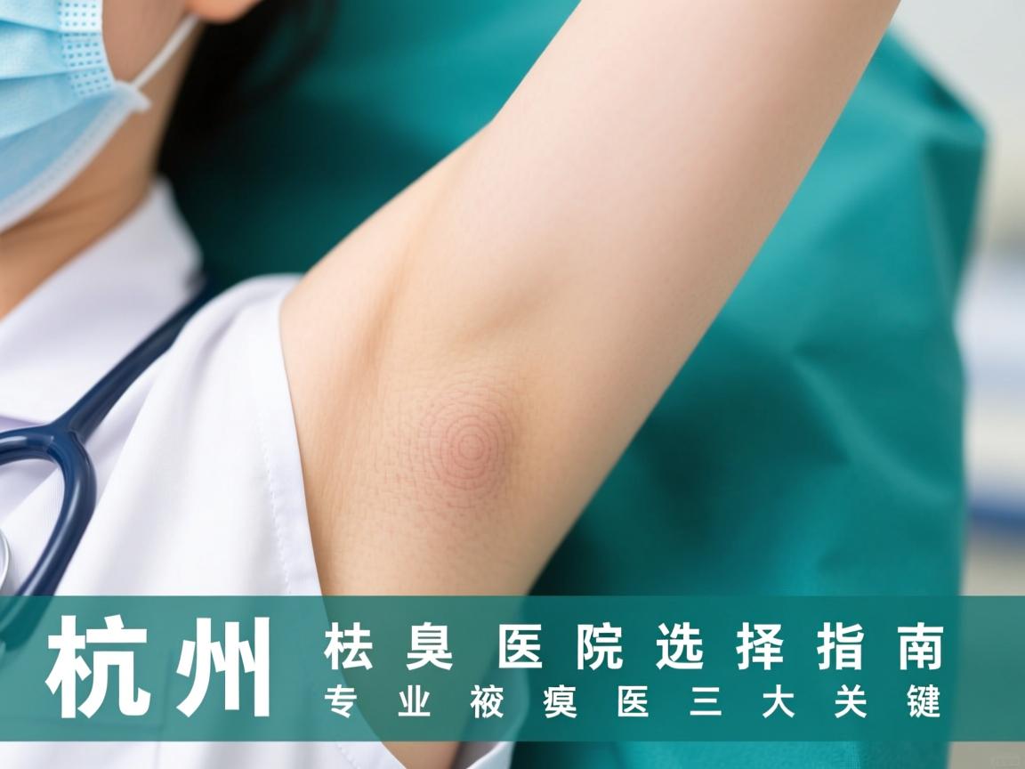 杭州祛腋臭医院选择指南,专业祛腋臭的三大关键 杭州祛腋臭医院选择指南,专业祛腋臭的三大关键