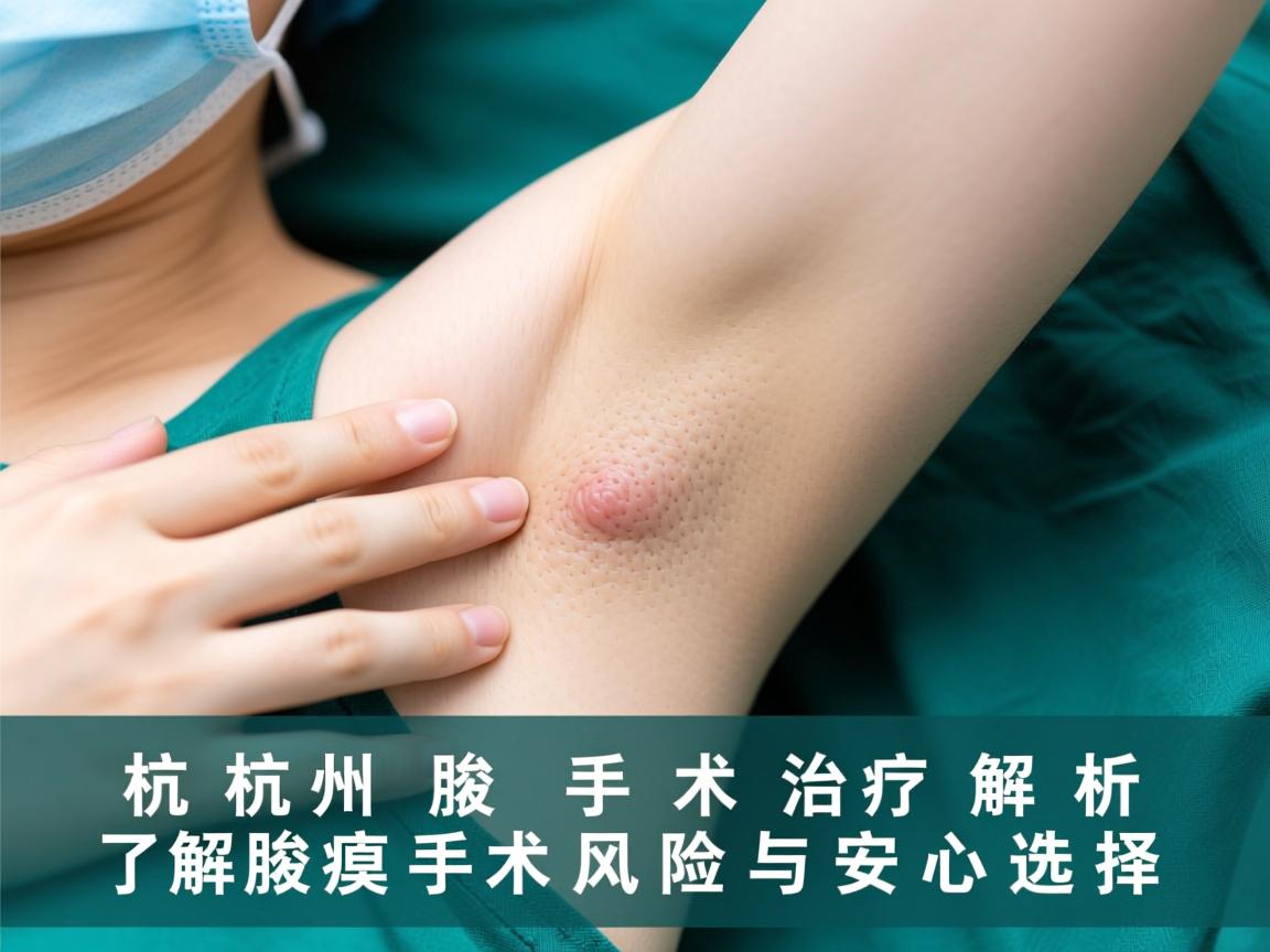 杭州腋臭手术治疗解析，了解腋臭手术的风险与安心选择