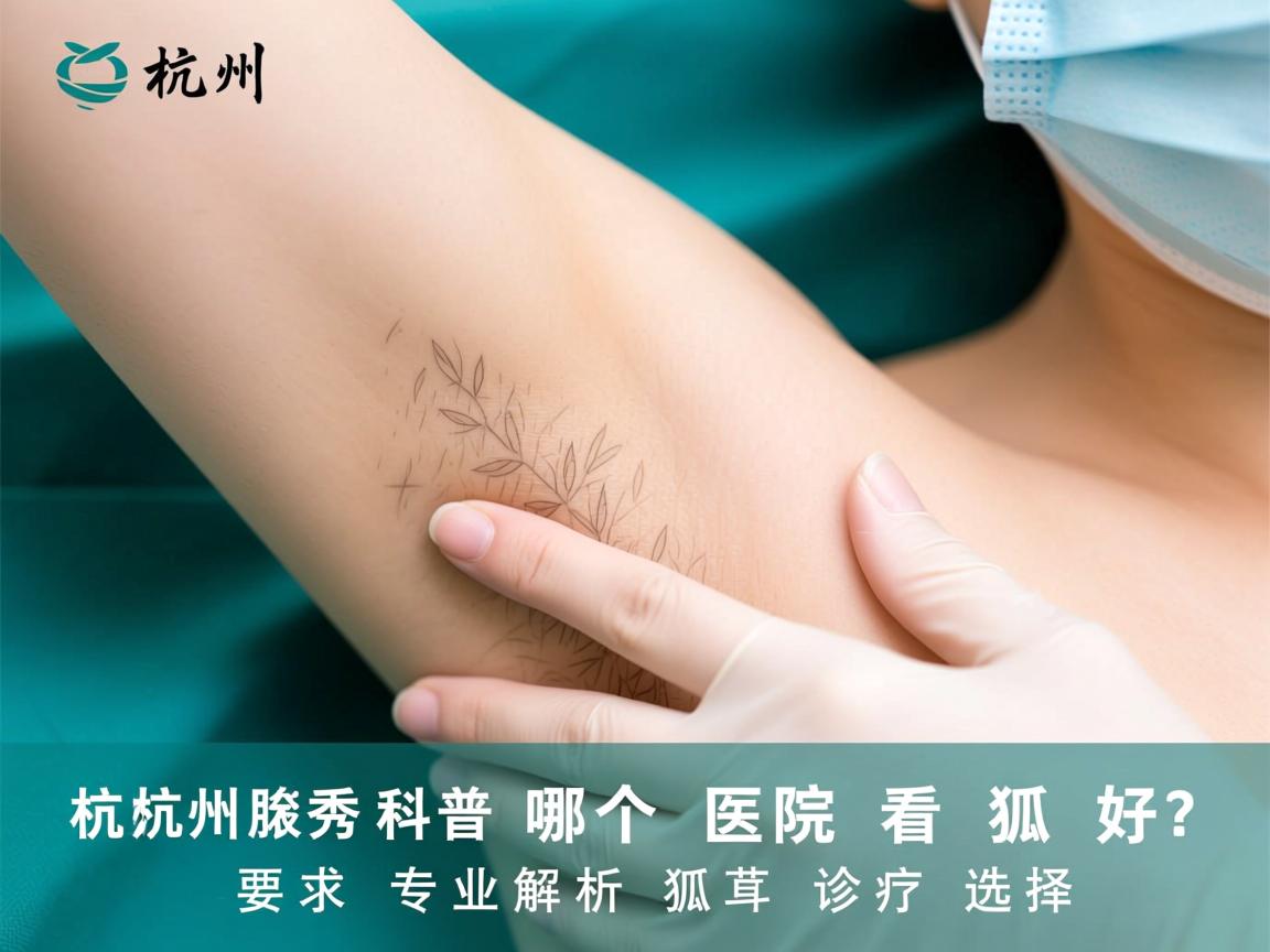 杭州腋秀科普，杭州哪个医院看狐臭好？专业解析狐臭诊疗选择