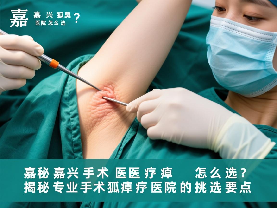 嘉兴狐臭手术医院怎么选？揭秘嘉兴专业狐臭手术医院的挑选要点