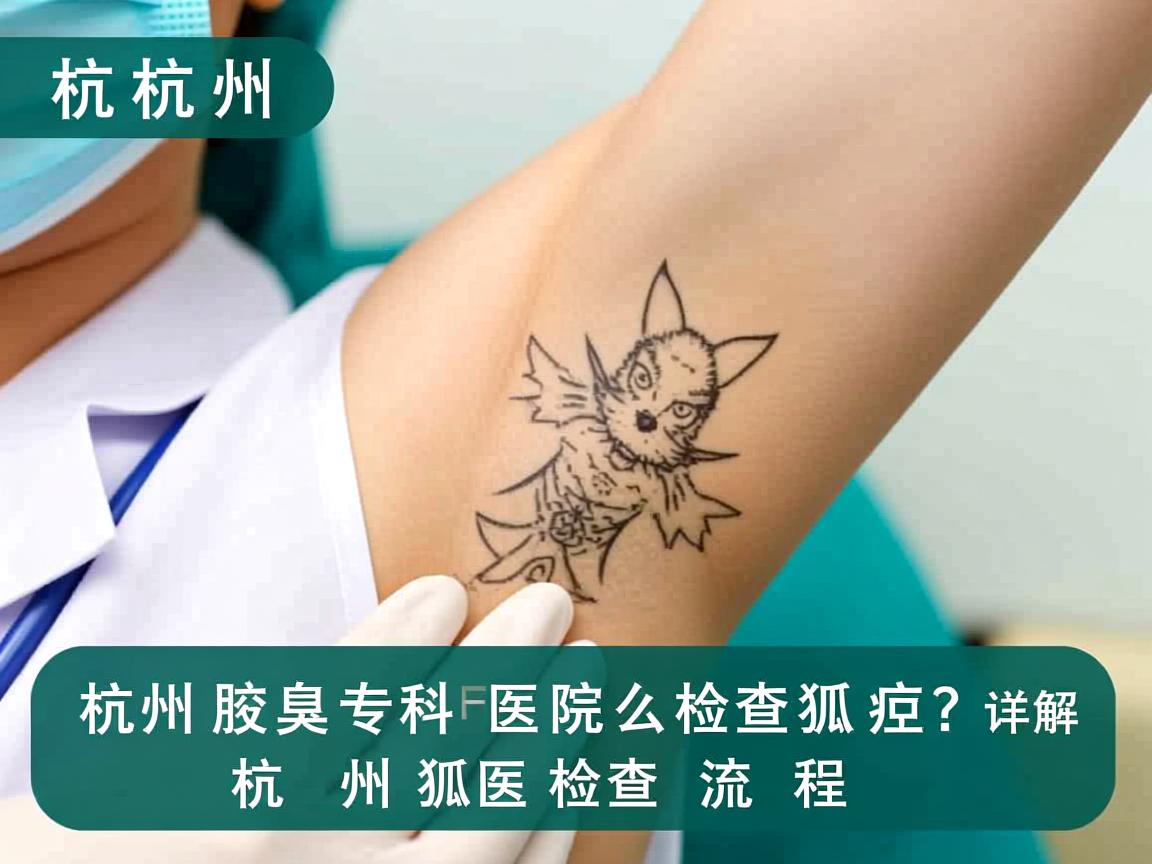杭州腋臭专科医院怎么检查狐臭？详解杭州狐臭检查流程