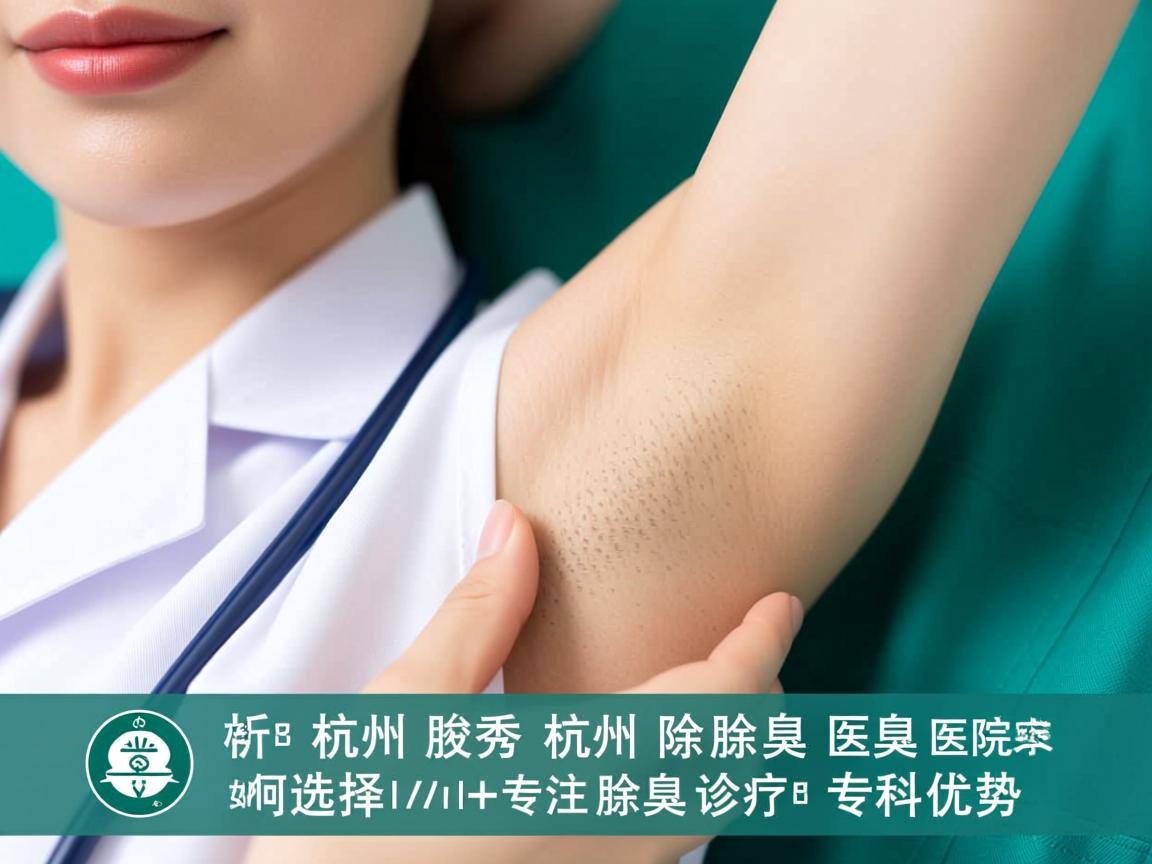 杭州腋秀解析，杭州除腋臭医院如何选择，专注腋臭诊疗的专科优势