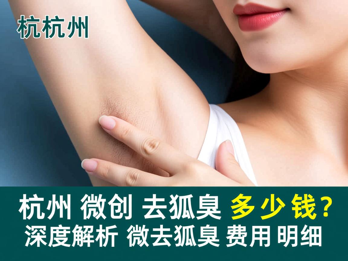 杭州微创去狐臭多少钱?深度解析微创去狐臭费用明细 杭州微创去狐臭多少钱?深度解析微创去狐臭费用明细