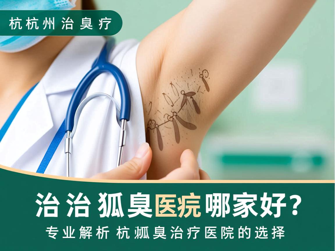 杭州治疗狐臭医院哪家好？专业解析杭州狐臭治疗医院的选择