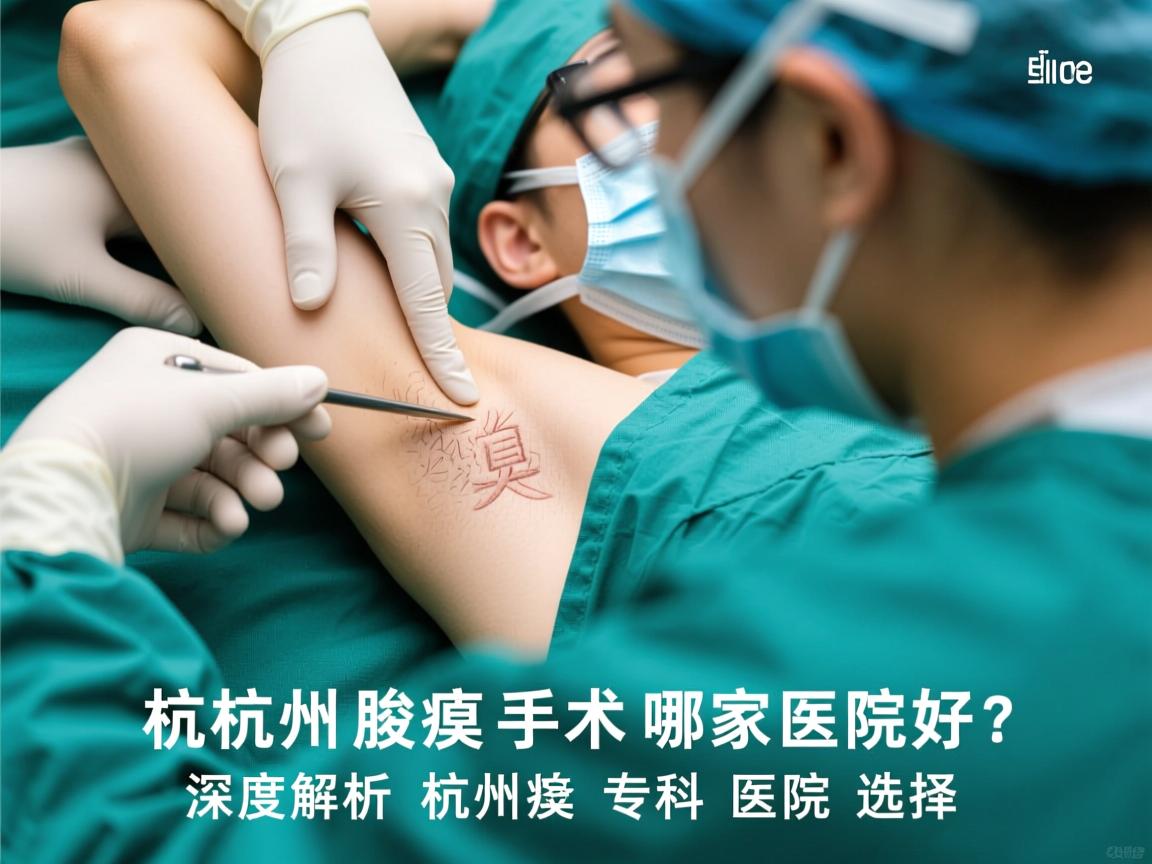 杭州腋臭手术哪家医院好？深度解析杭州腋臭专科医院选择