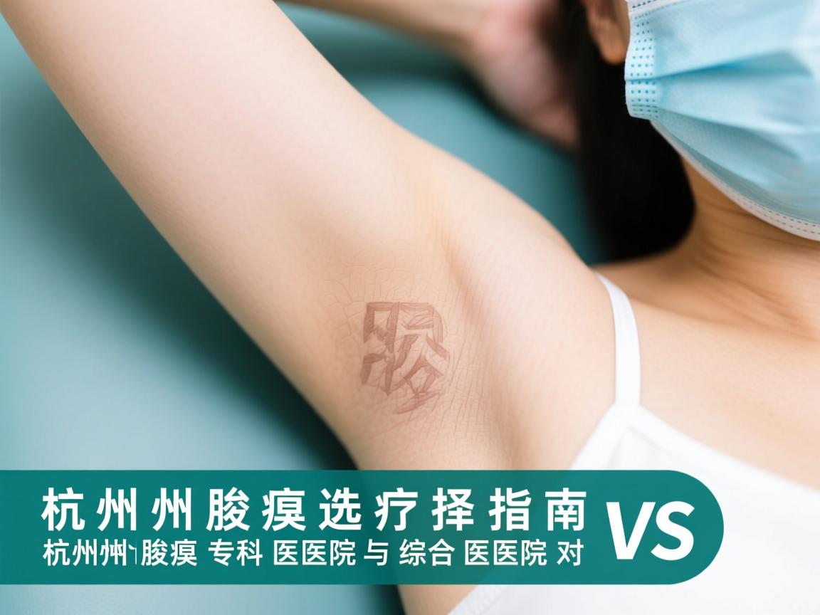 杭州腋臭诊疗选择指南，详解杭州腋臭专科医院与综合医院对比