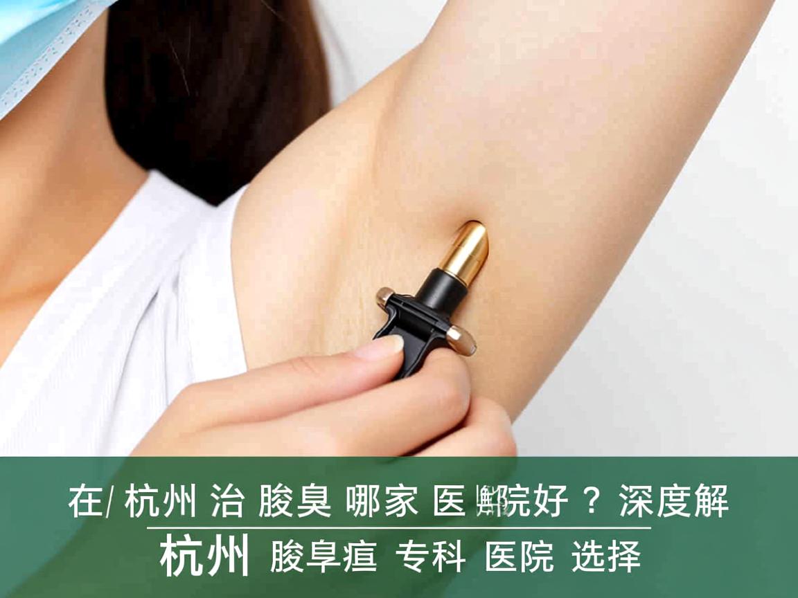 在杭州治腋臭哪家医院好？深度解析杭州腋臭专科医院选择