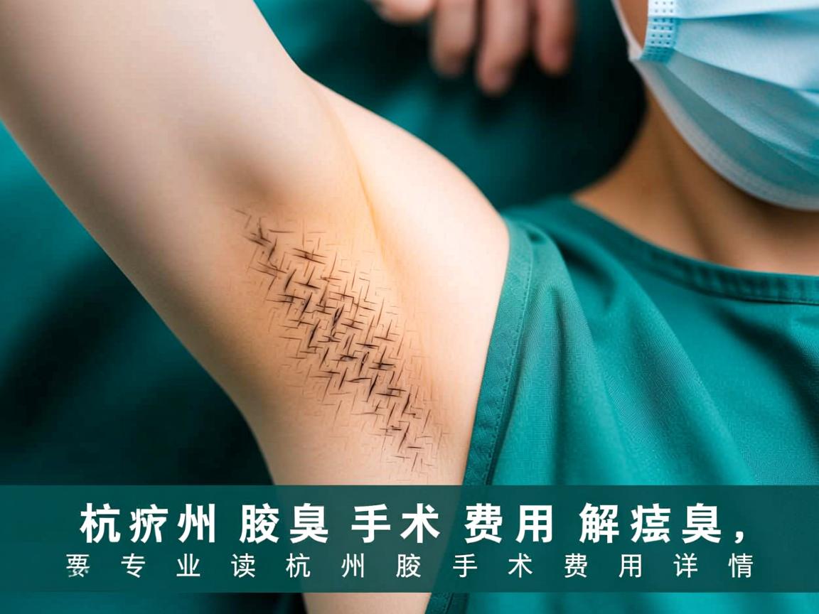杭州腋臭手术费用解析，专业解读杭州腋臭手术费用详情