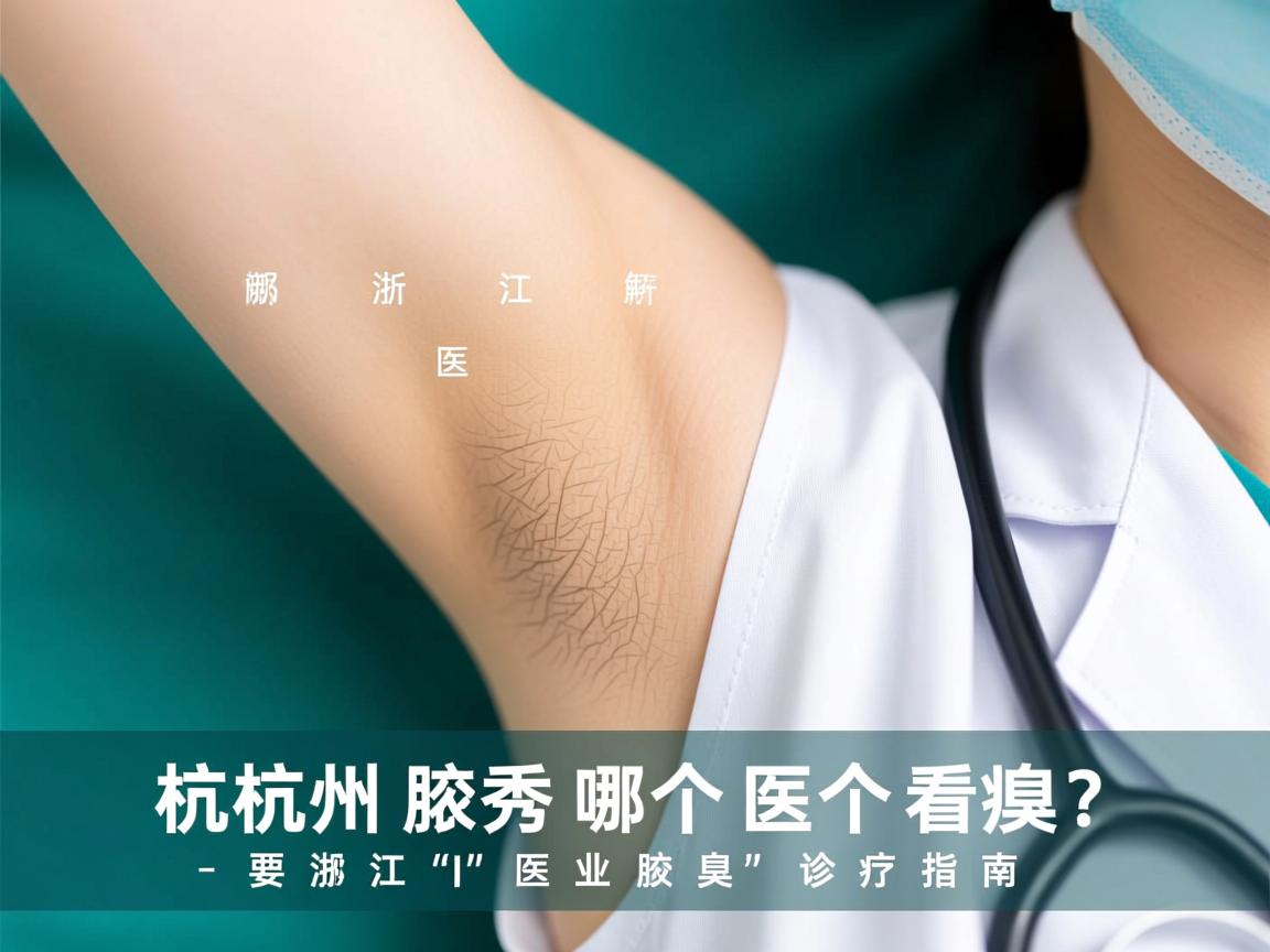 杭州腋秀解析，浙江哪个医院看腋臭？专业腋臭诊疗指南