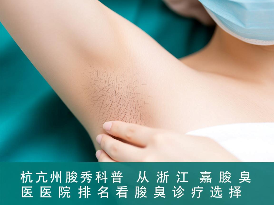 杭州腋秀科普，从浙江嘉兴腋臭医院排名看腋臭诊疗选择