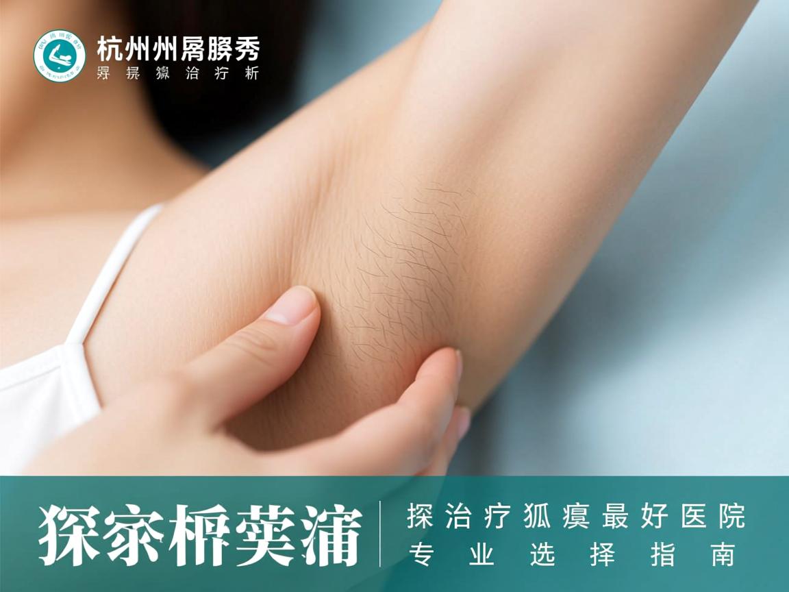 杭州腋秀解析，探寻杭州治疗狐臭最好的医院，专业选择指南