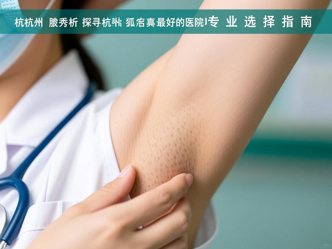 杭州腋秀解析，探寻杭州治疗狐臭最好的医院，专业选择指南