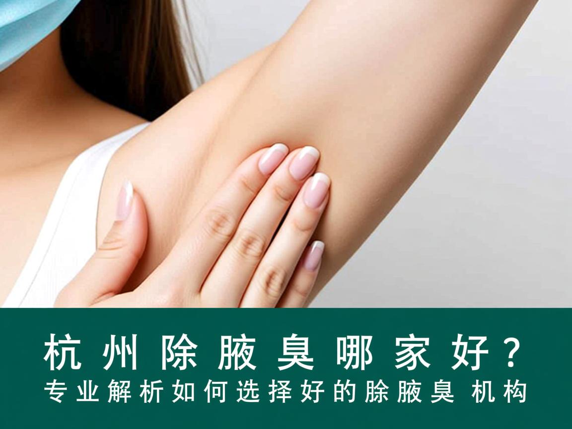 杭州除腋臭哪家好?专业解析如何选择好的除腋臭机构 杭州除腋臭哪家好?专业解析如何选择好的除腋臭机构