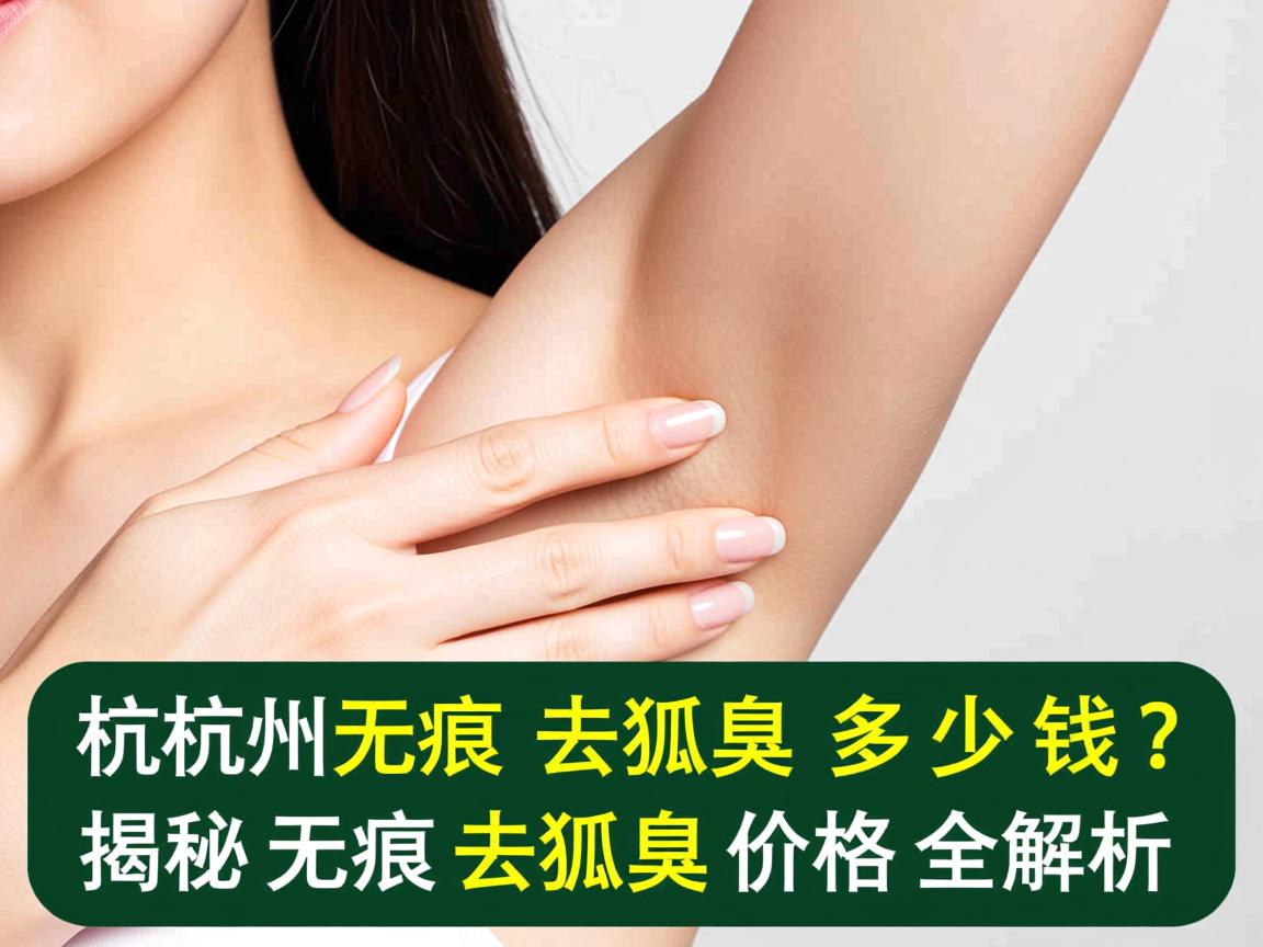 杭州无痕去狐臭多少钱？揭秘无痕去狐臭价格全解析