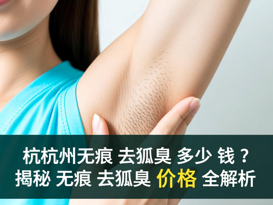 杭州无痕去狐臭多少钱？揭秘无痕去狐臭价格全解析